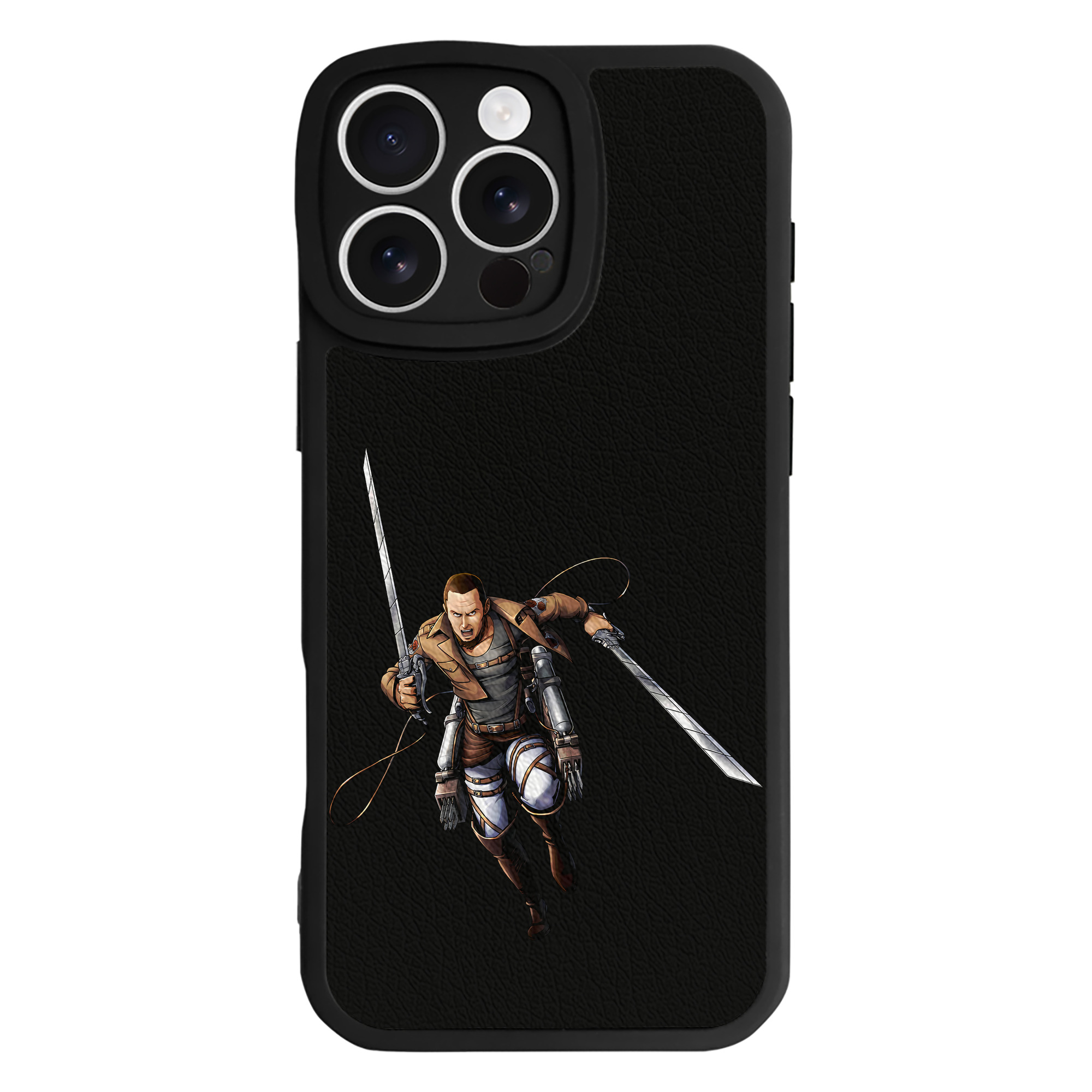（画像用） 進撃の巨人 Attack on Titan 【iPhone 16シリーズ対応】シリコンスマホケース（レザー調） 材質：シリコン
